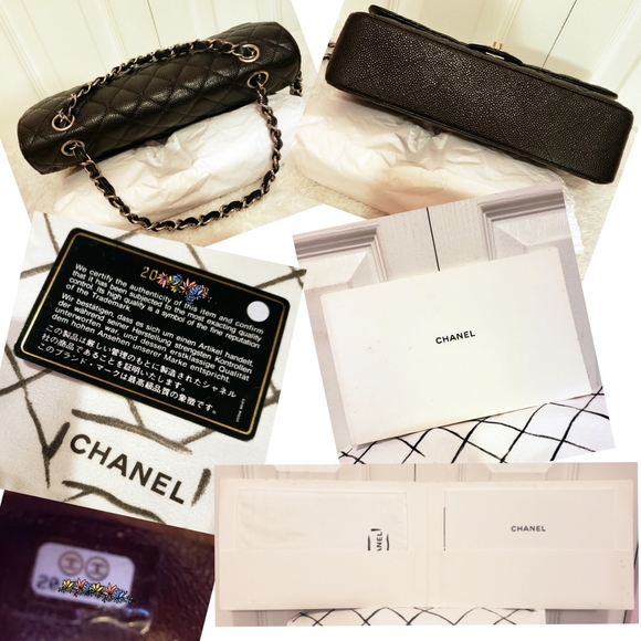 Chanel M/L Classic Double Flap in Caviar w/ SHW - Picture 7 of 8
